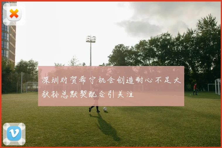 深圳对贺希宁机会创造耐心不足大秋孙总默契配合引关注